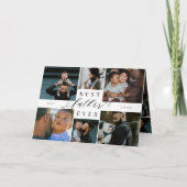 父最高のなる |父の日6写真コラージュ カード (正面)