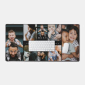 父最高のなる | 父の日8写真コラージュ デスクマット (キーボード&マウス)