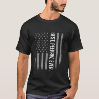 父最高ののアメリカ国旗の贈り物を見る Tシャツ