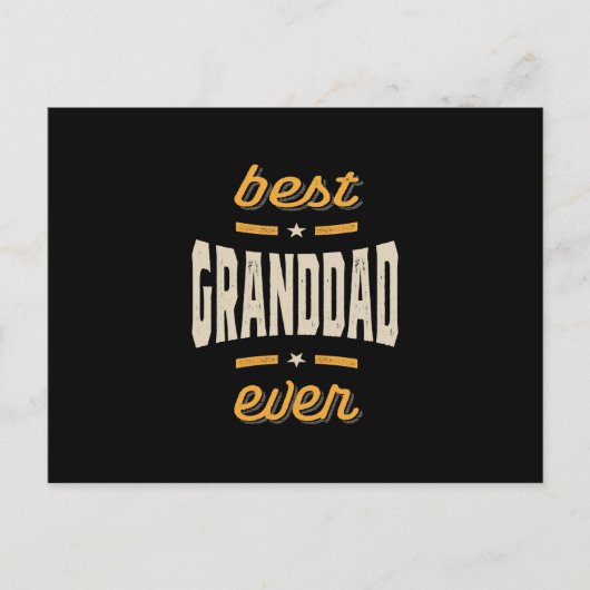 父最高のの日に贈る祖父 ポストカード (正面)