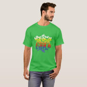父最高のは常にグラフィティラベルギフト Tシャツ (正面フル)