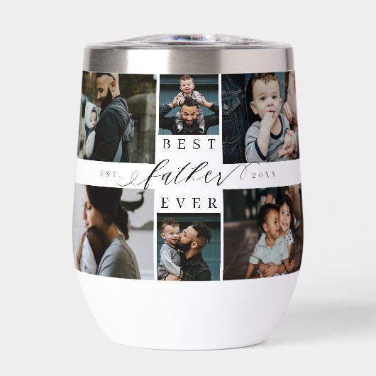 父最高のは常に脚本を書く父の日の写真コラージュ (正面)