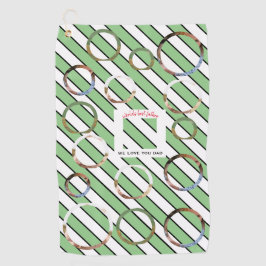 父最高のカスタム4枚🎄休日 ゴルフタオル