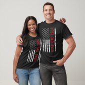 父最高の家の日のアメリカ合衆国のパパ国旗 Tシャツ (ユニセックス)