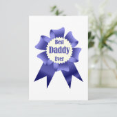 父最高の父のダディ賞受賞者リボン カード (スタンド正面)