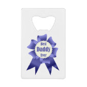 父最高の父のダディ賞受賞者リボン クレジットカード栓抜き (正面)