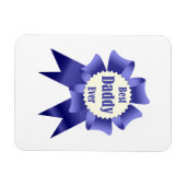 父最高の父のダディ賞受賞者リボン マグネット (横)