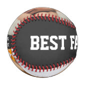 父最高の父の日に写真を撮った父親 野球ボール (正面左)