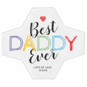 父最高の父の日のサッカーボール サッカーボール (フラット)