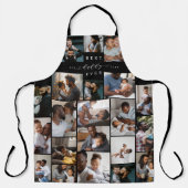 父最高の父の日の写真コラージュ エプロン (正面)
