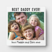 父最高の父の日の写真 フォトプラーク (正面)