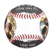 父最高の父の日の黒板になるパパ 野球ボール (裏面)