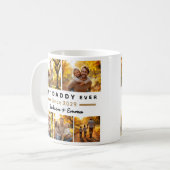 父最高の父の日5写真コラージュ コーヒーマグカップ (正面左)