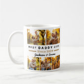 父最高の父の日5写真コラージュ コーヒーマグカップ (左)