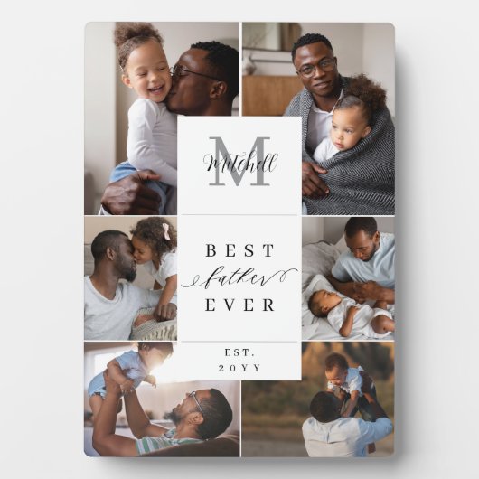 父最高の父の日6写真モノグラム フォトプラーク (正面)