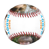 父最高の父の日 野球ボール (裏面)