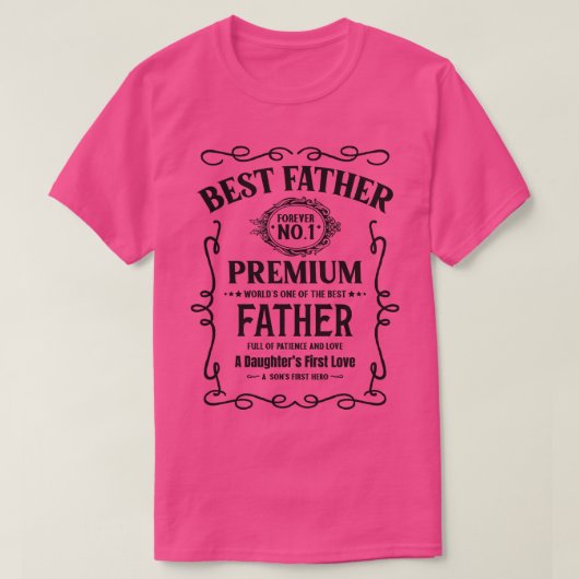 父最高の父1 Tシャツ (デザイン正面)