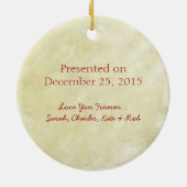 父最高の賞オーナメント セラミックオーナメント (裏面)