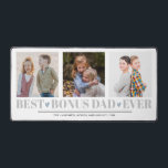 父最高の賞与パパEVER COLLAGE 3 Photo BLUE デスクマット<br><div class="desc">この意味のあるデスクマットでSTEPDADまたはボーナスパパをサプライズ!!3枚の写真とパパメッセージを使用して、この素晴らしいデザインでクリスマスや父の日の新しいのための完璧な甘い記念お気に入りの品を作カスタム成する。底に最高の沿って小さな青いハートを持つ繊細な灰色のレタリングで「パパ・エバー」が表示される。男の子のパパや双子のパパに最適。義父ではない – ボーナスパパ!</div>