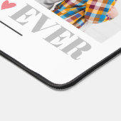 父最高の賞与パパEVER COLLAGE 3 Photo PINK デスクマット (コーナー)