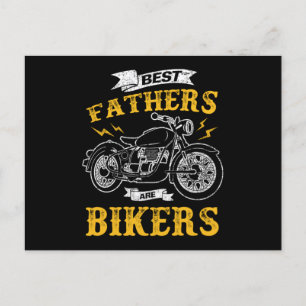 父最高の達はバイクもしくは自転車に乗る人バイクバイクもしくは自転車に乗る人パパダディーモトク ポストカード