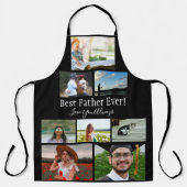 父最高のEver 8 Photo Collage エプロン (正面)