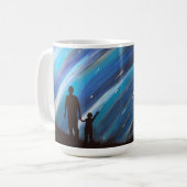 父権の大きいマグの驚異 コーヒーマグカップ (正面左)