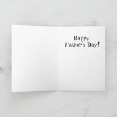 父権は父の日の挨拶状です カード (内部)