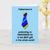 父権は父の日の挨拶状です カード (黄色い花)