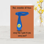 父熱狂するの日のカードを結ぶ カード (黄色い花)