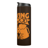 父生き延び親が一度に1杯のビール タンブラー (回転右)