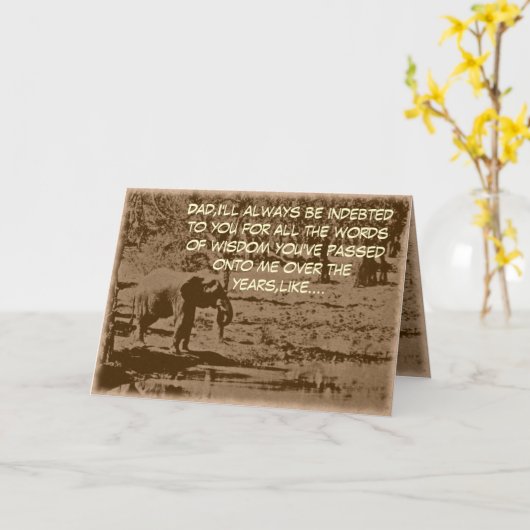 父笑わされるの日の引用文 カード (黄色い花)