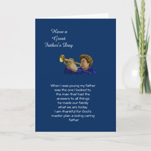 父素晴らしの日がある カード (正面)