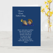 父素晴らしの日がある カード (黄色い花)