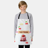 父素晴らしの日の贈り物パパキッチン エプロン (着用した状態)