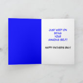 父素晴らしの日記上のパパ カード (内部)