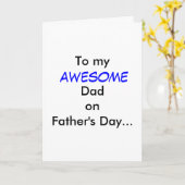 父素晴らしの日記上のパパ カード (黄色い花)