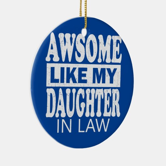 父素晴らし母の娘のように セラミックオーナメント (右)