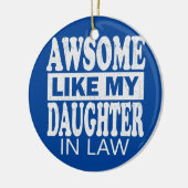 父素晴らし母の娘のように セラミックオーナメント (左)