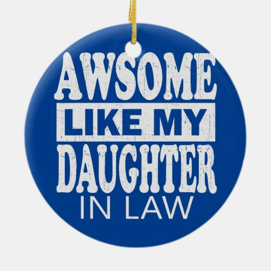 父素晴らし母の娘のように セラミックオーナメント (裏面)