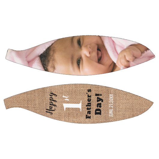 父素朴の日の初パーソナライズされた日 バスケットボール (パネル)