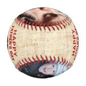 父素朴の日の家族写真 野球ボール (裏面)