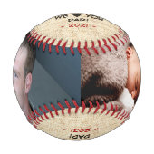 父素朴の日の家族写真 野球ボール (正面)