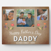 父素朴の日パパKeepsake 3 Photo フォトプラーク (正面)