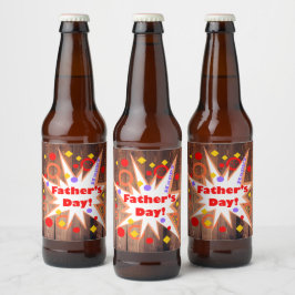 父素朴の日 ビールラベル