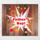 父素朴の日 ビールラベル (シングルラベル)