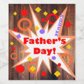 父素朴の日 ワインラベル (シングルラベル)