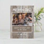 父素朴の日Meと私のパパフォトフラット シーズンカード (スタンド正面)