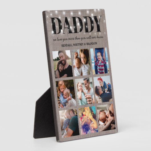 父素朴の9日目の写真 フォトプラーク (側面)