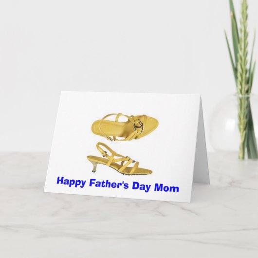 父絵を描の日の足の爪、 ネイル? カード (正面)